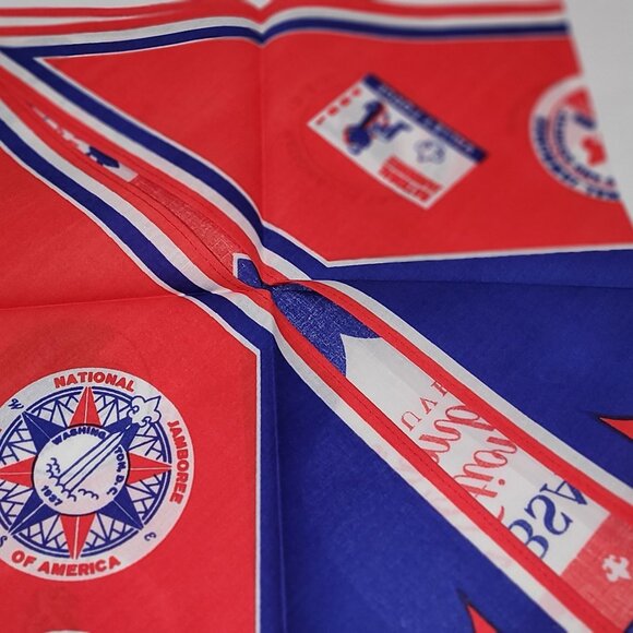 Unused 1969 National Scout Jamboree Idaho Boy Scout BSA Souvenir Neckerchief - Picture 3 of 7